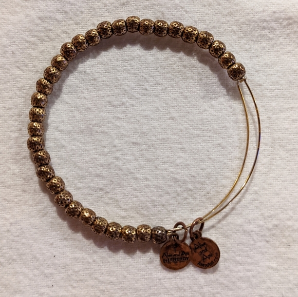 Alex and Ani Set of 11 Bamboo, Lightning, & Beaded Bangles - Picture 2 of 8